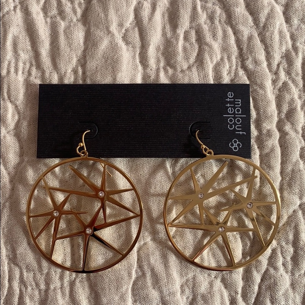 Colette malouf starburst earrings